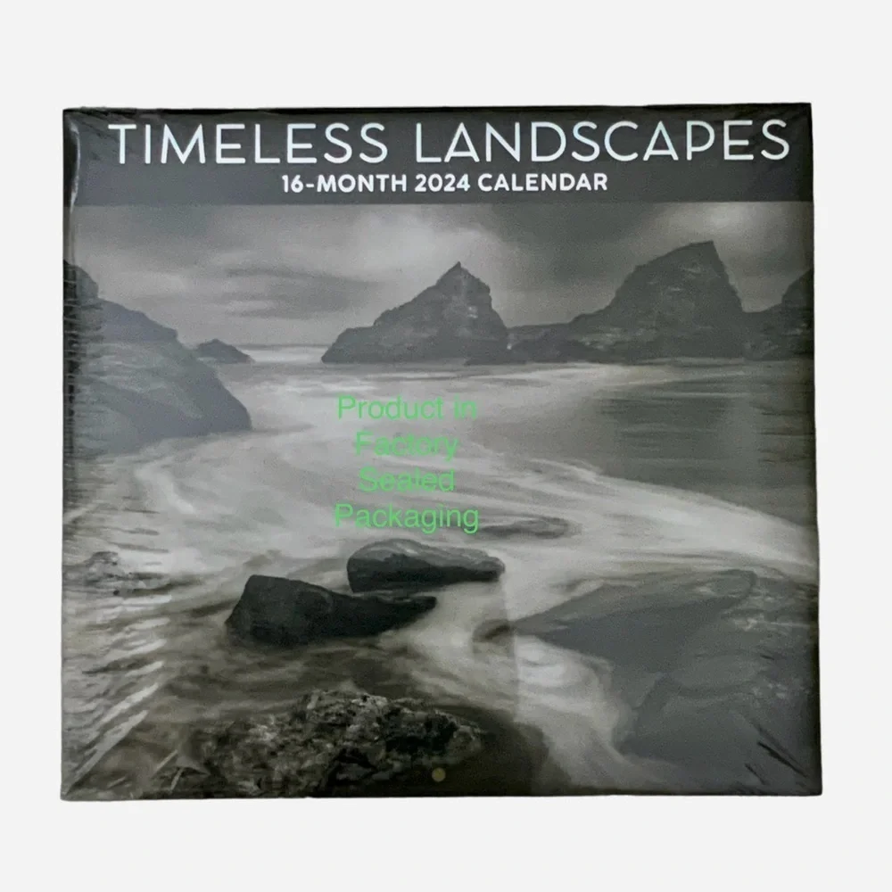 Timeless Landscapes 2024 Full Size Wall Calendar Planning Scheduling Organizing